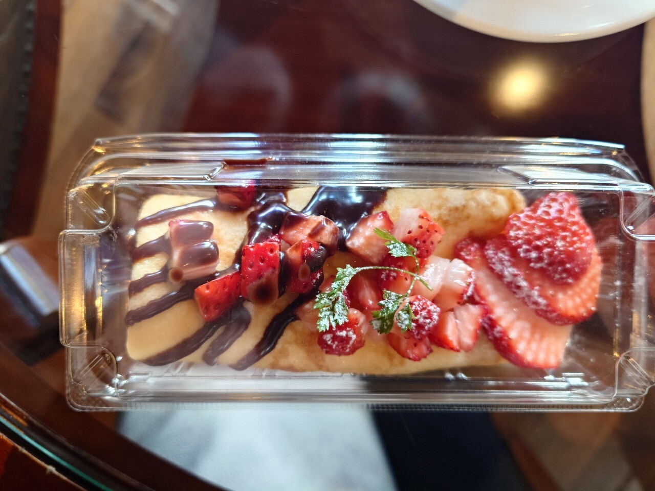 カフェドロームのクレープは季節によって変わります。