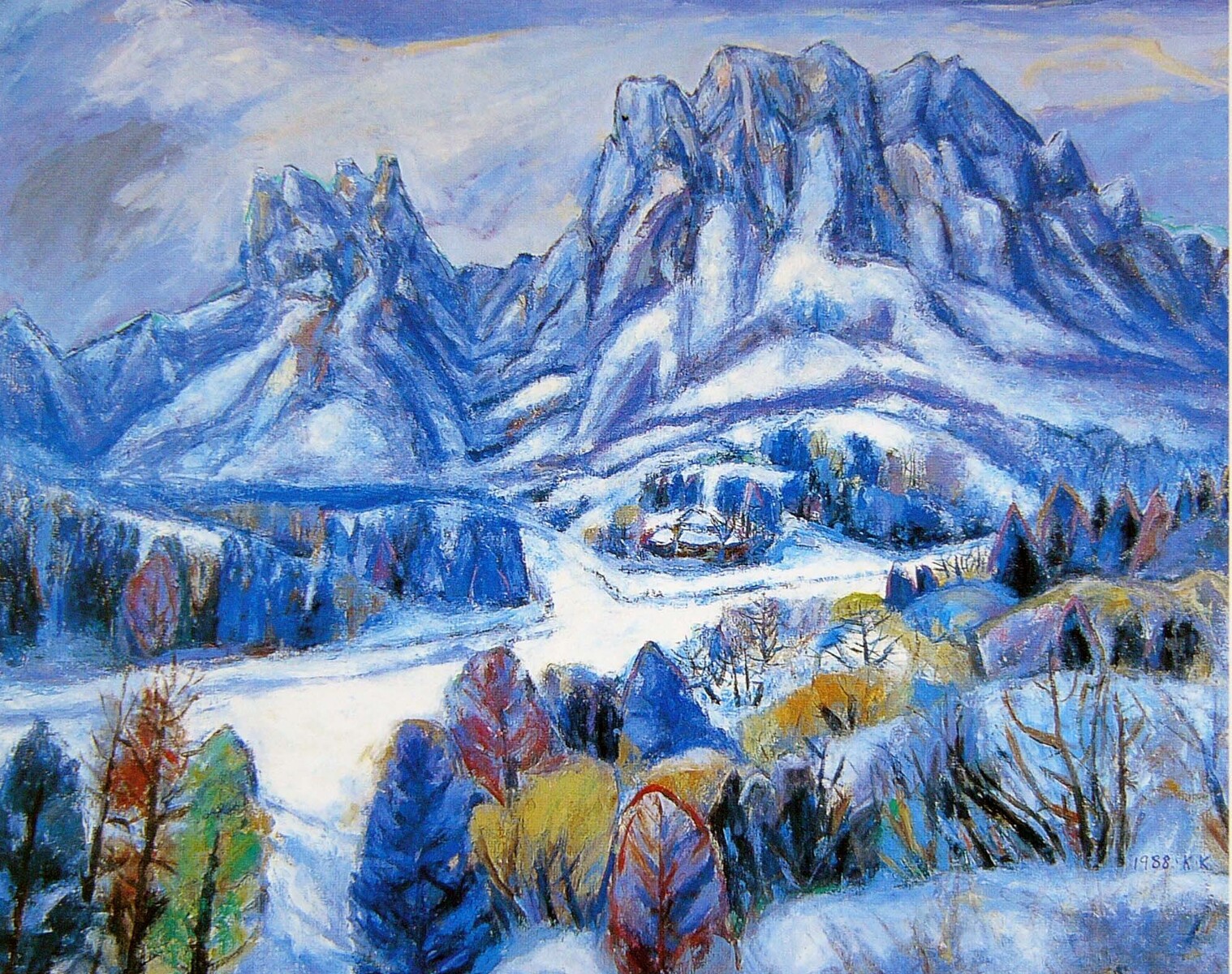 第6回大賞作品(1988)<br />
『雪の妙義』<br />
黒沢 きよ子