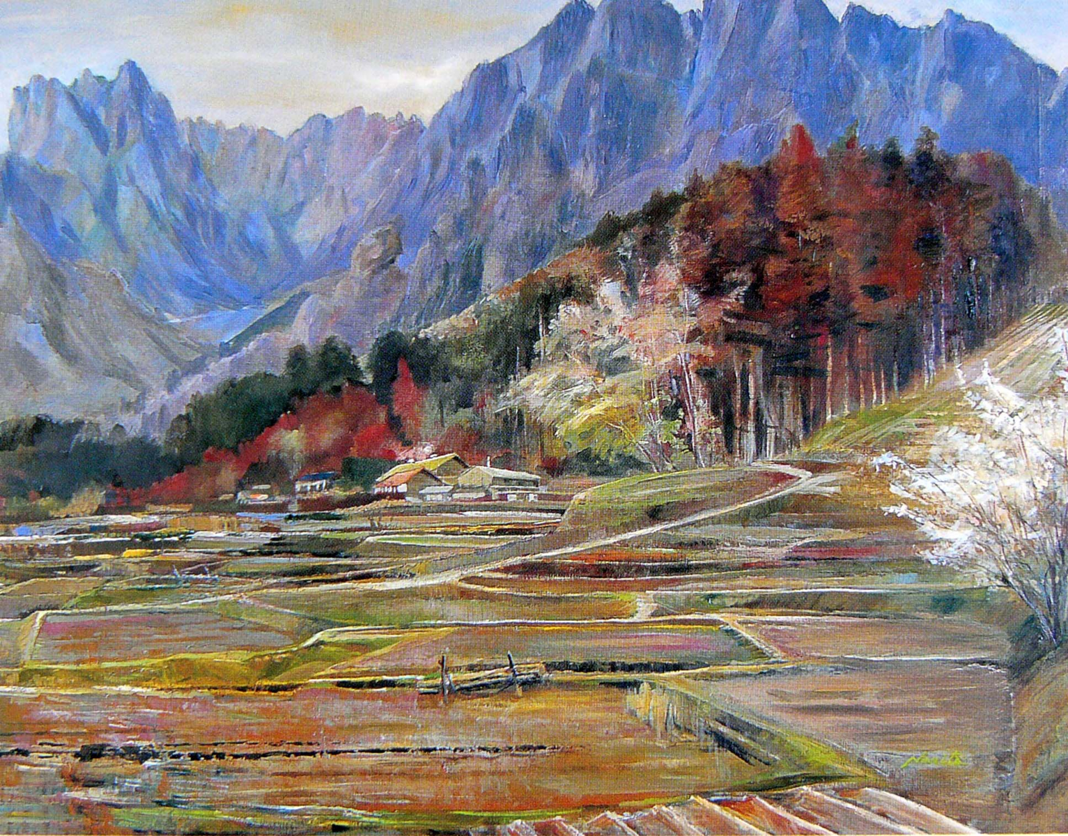 第4回大賞作品(1986)<br />
『妙義早春賦』<br />
成田　芳一