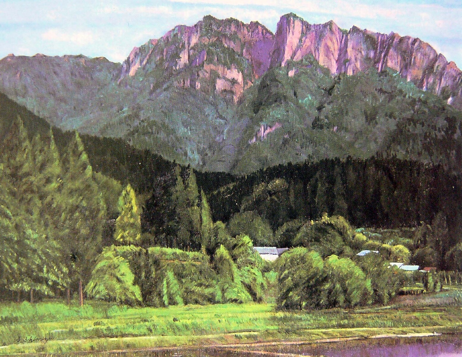 第18回大賞作品「朝陽妙義山」　清水 四郎