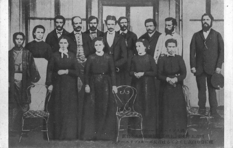 佛人ブリユーナー一行